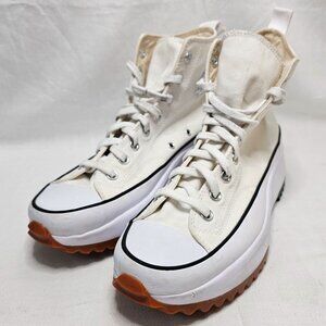 Converse Run Star Hike Hi Sneakers Off White 166799C Unisex Women’s 10.5 Men’s 9